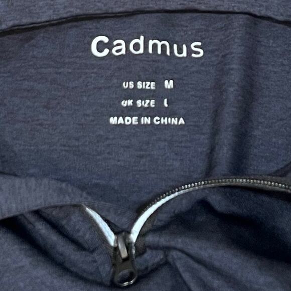 *3-Pack* Cadmus Women's Compression Quarter Zip Pullover Top Navy Blue Medium - Picture 6 of 8